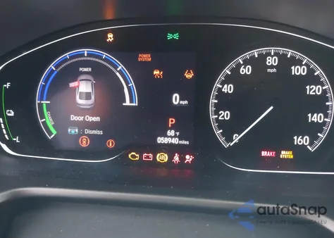 2021 Honda Accord Hybrid Touring z USA, uszkodzony, nr VIN 1HGCV3F9XMA013300